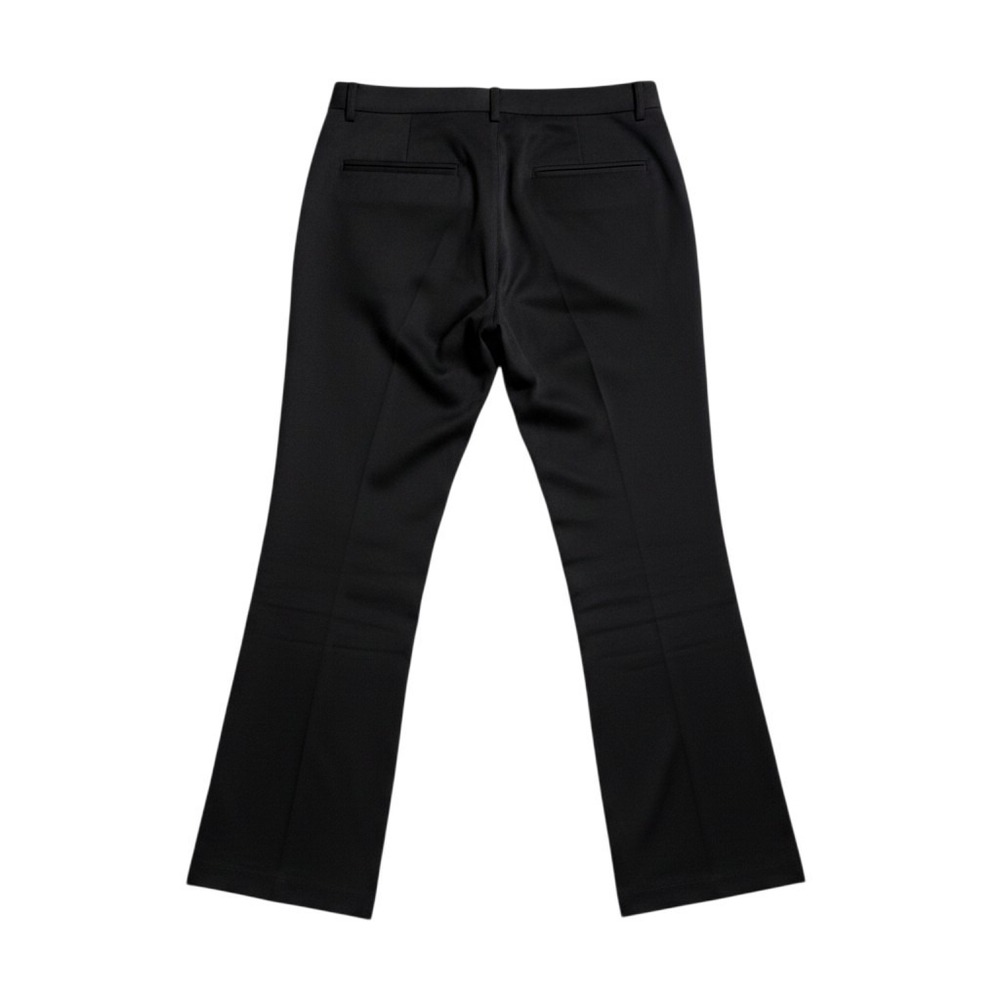 Zara Women Black Flared Dress Pants High Rise Trousers 4432/517/800 XXL